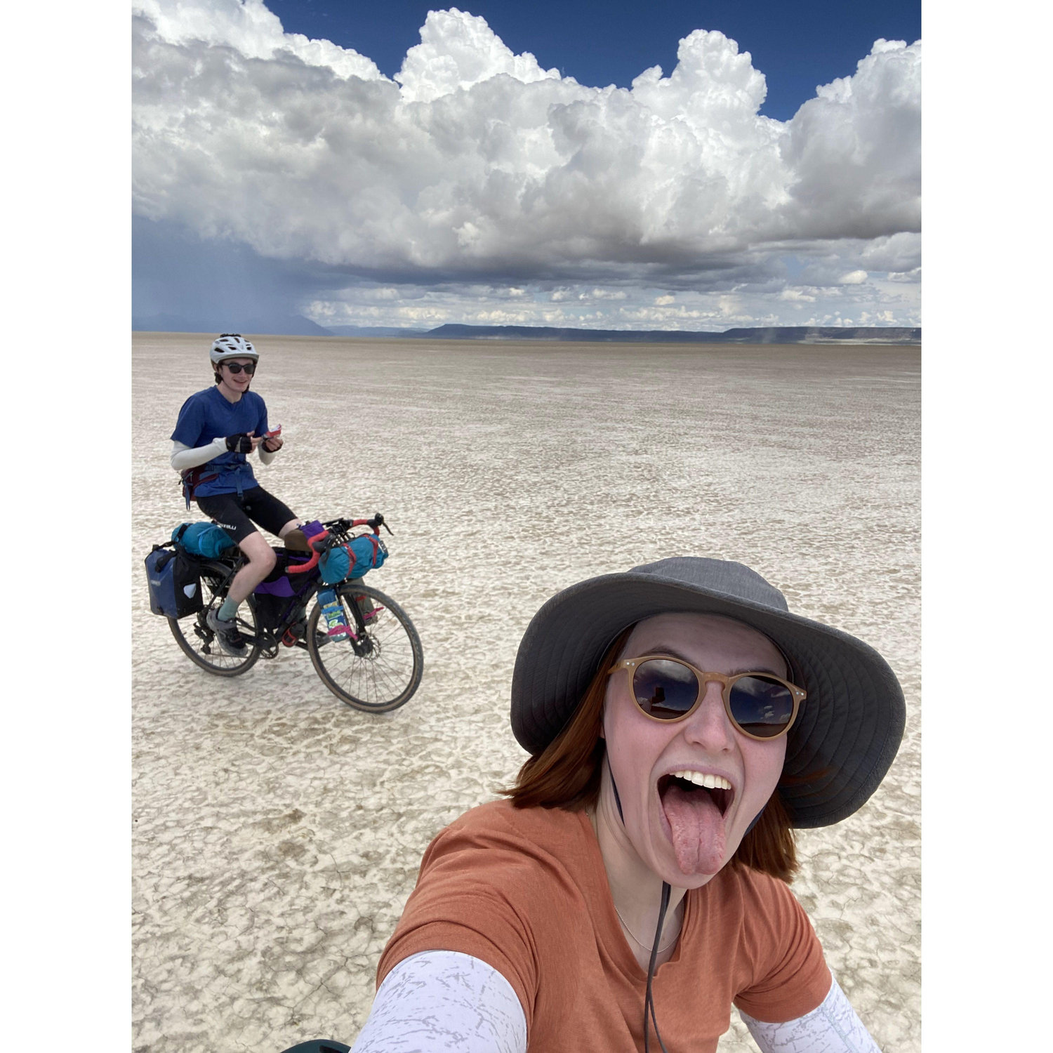 Riding out on Alvord Desert, June 2023