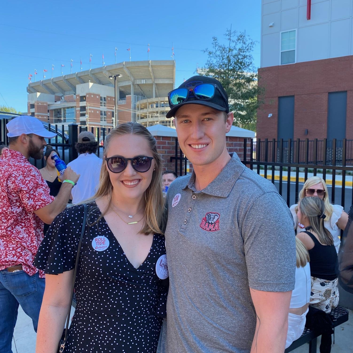 September 2021: Connor's first Alabama football weekend!