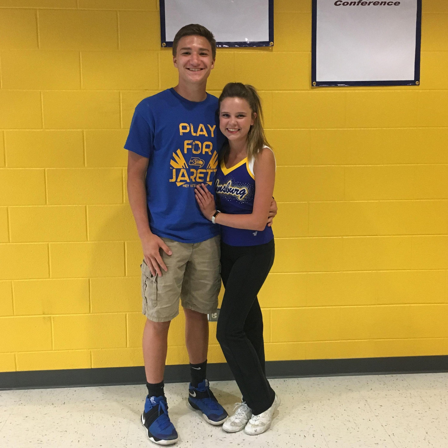 Starting off senior year of high school at the first football game of the year!