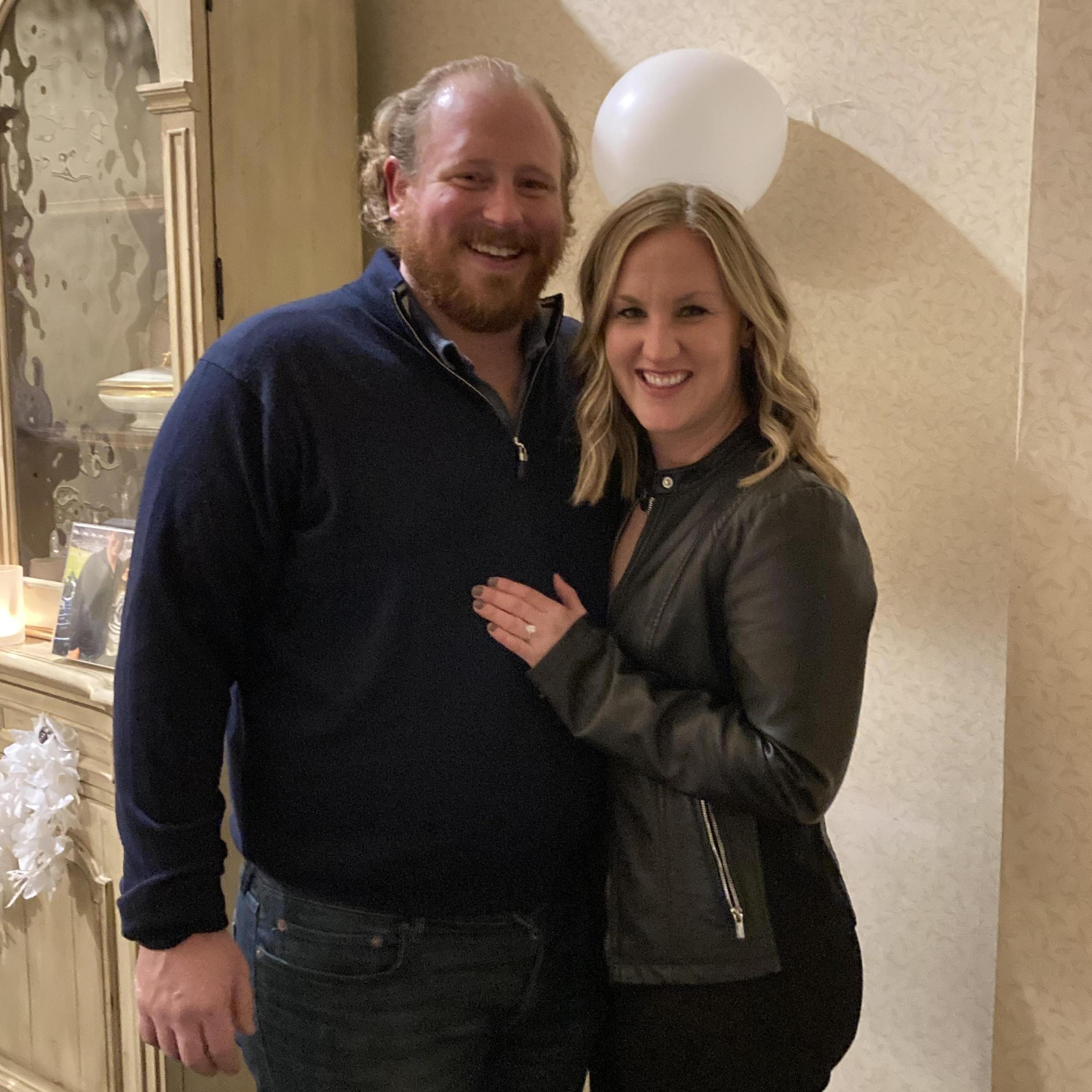 First picture as an engaged couple!