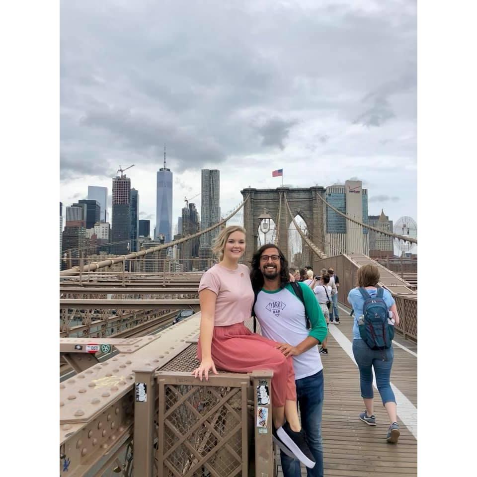 Our first trip to the Brooklyn Bridge!