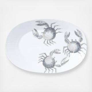Marina Crab Oval Platter