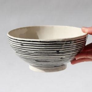 Everyday Pinched Bowl - Stripes