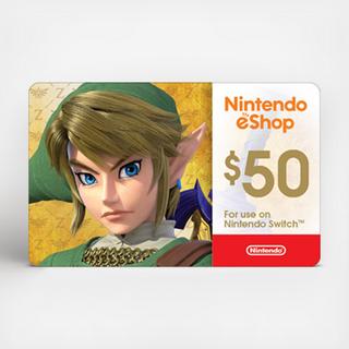 Nintendo $50 eGift