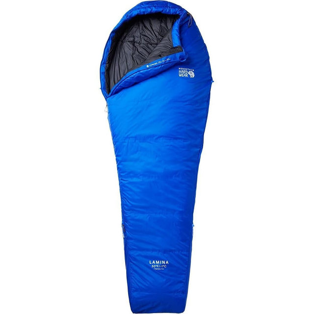 Mountain Hardwear, Lamina 30F Sleeping Bag, Bright Island Blue, Reg/Right Zip