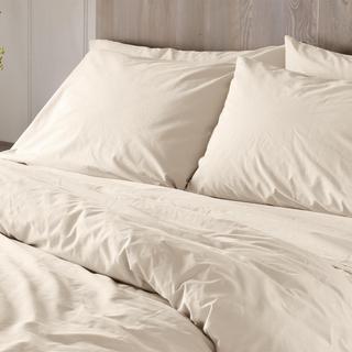 220-Thread Count Organic Percale 4-Piece Sheet Set