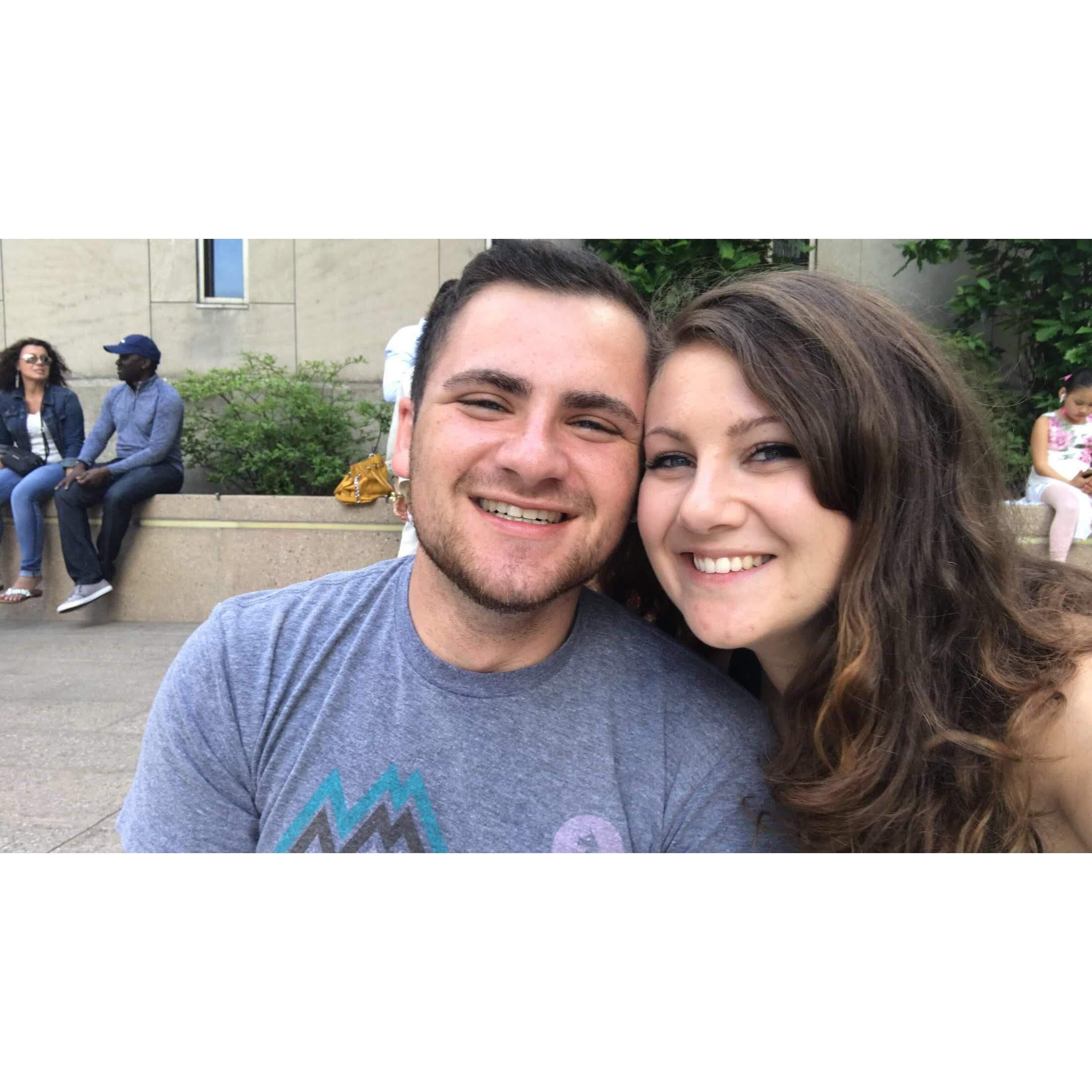June 2018: First pic as a COUPLE