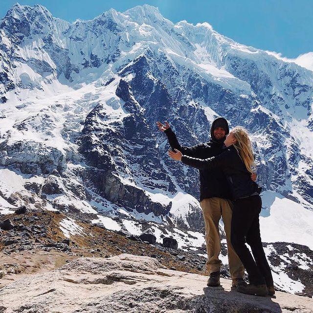 We hiked a mountain in Peru for 4 days and it was one of the hardest hikes we've ever done. It was amazing when we finally got to the top though & well worth it