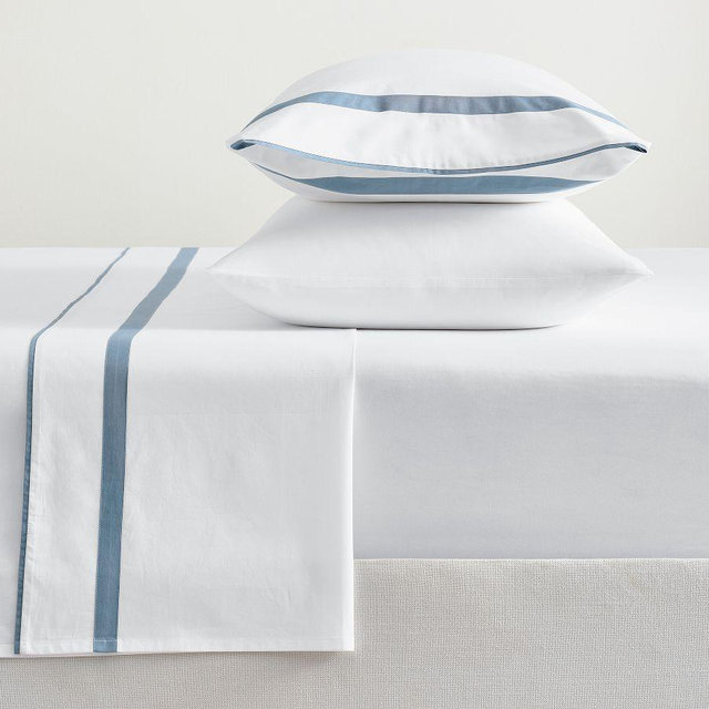 Morgan Organic Sheet Set, Chambray, Queen