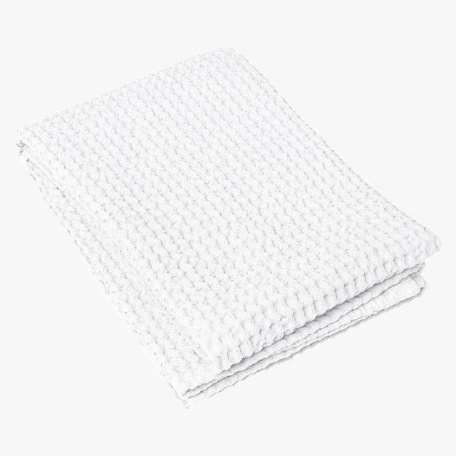 Blomus Caro Jumbo Waffle Bath Towel, White