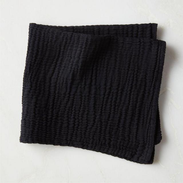 Crinkle Black Napkin