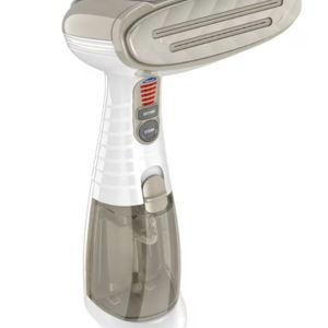 Conair Handheld Garment Steamer for Clothes, Turbo ExtremeSteam 1875W Fabric Steamer, White/Champagne