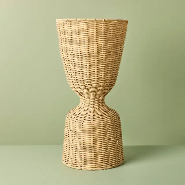 Rattan Reversible Outdoor Planter Basket - Hearth & Hand™ with Magnolia