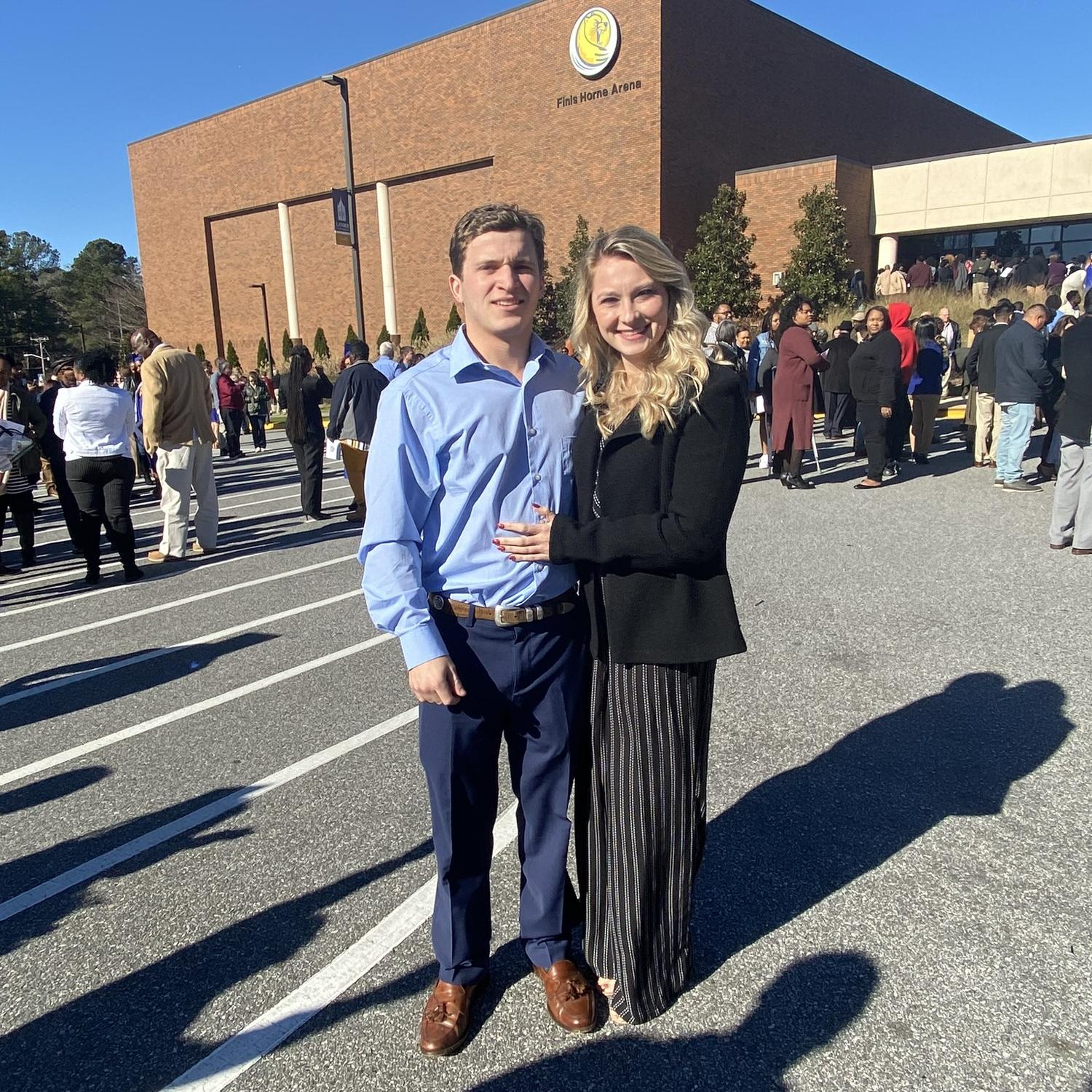 We graduated
