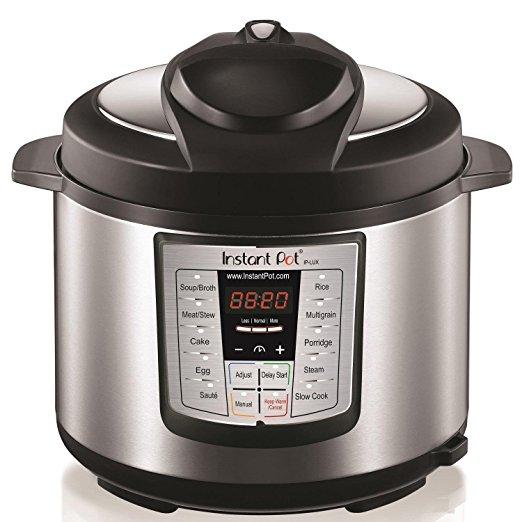 Instant Pot LUX60 6-in-1 Multi-Use Programmable Pressure Cooker, 6 Quart | Stainless Steel