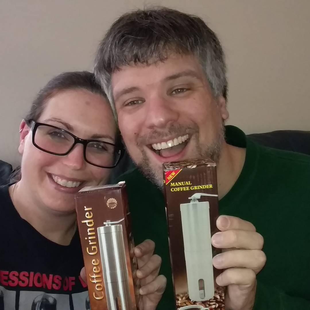Great minds think alike. Otherwise known as that time we unknowingly bought each other coffee grinders for Christmas.