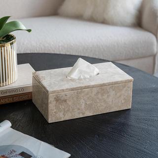 Marble Tissue Box Cover