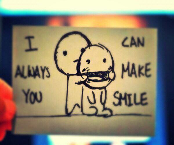 We always found, find, and will continue to find ways to make each other smile 😊😬😂