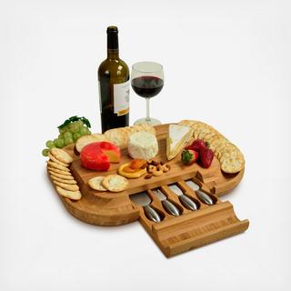 Large 5-Piece Entertaining Charcuterie Board & Tool Set