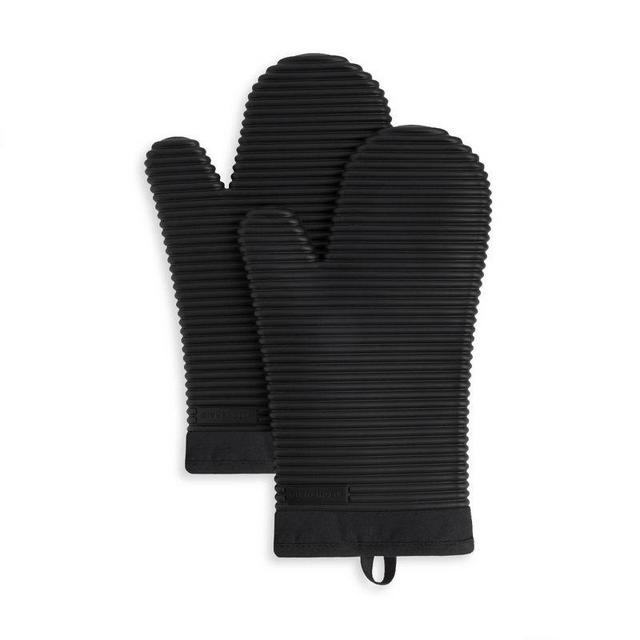 KitchenAid 2pk Silicone Ribbed Oven Mitts