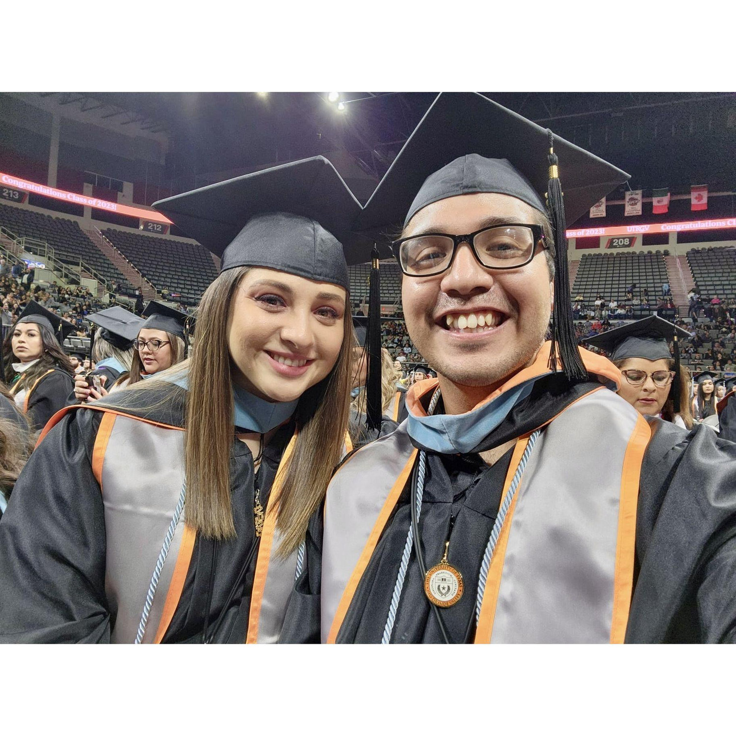 We met at UTRGV when we started our master’s program. Three years later, we were on our way to becoming counselors :D