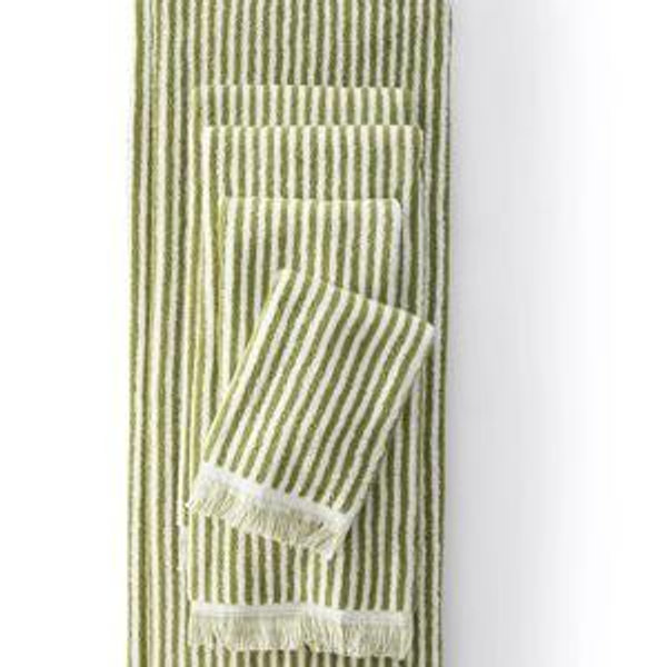 Cotton Yarn-dyed Stripe 6-Piece Bath Towel Set