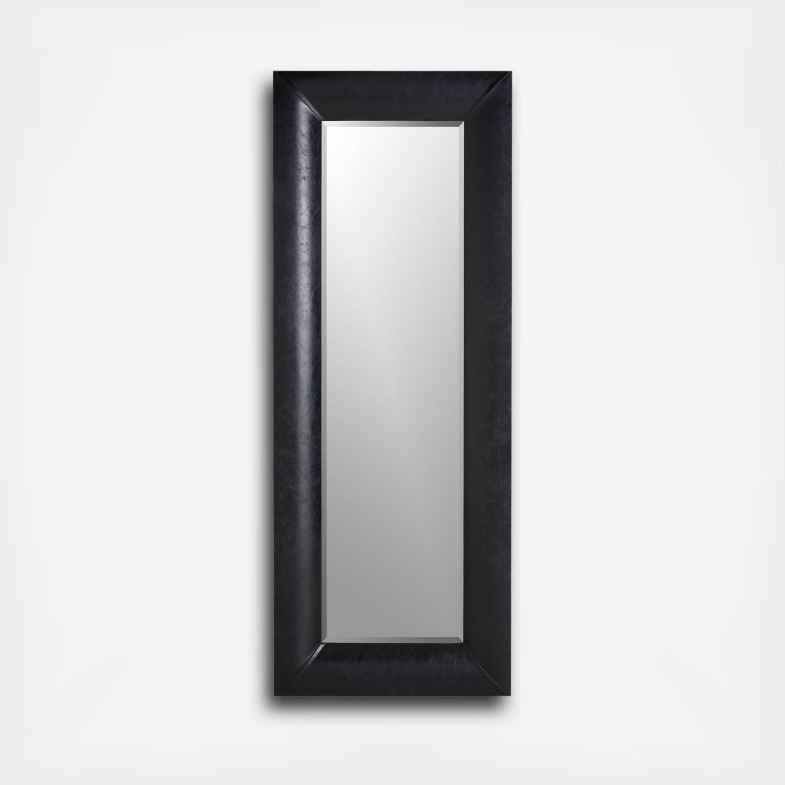 Crate And Barrel Maxx Faux Leather Floor Mirror Zola