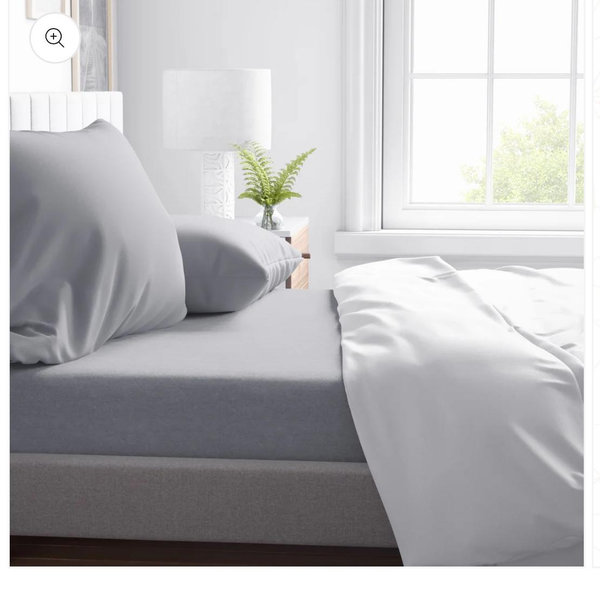 King Size Sheets—Silver