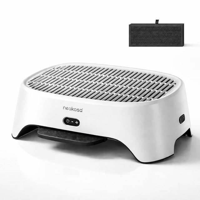 Neakasa Airstep, 2-in-1 Litter Box Air Purifier & Cat Step, 3-Mode Odor, Dust & Pet Hair Control, Air Filter Compatible with M1 Plus / M1 Lite and Most Automatic & Basic Litter Boxes