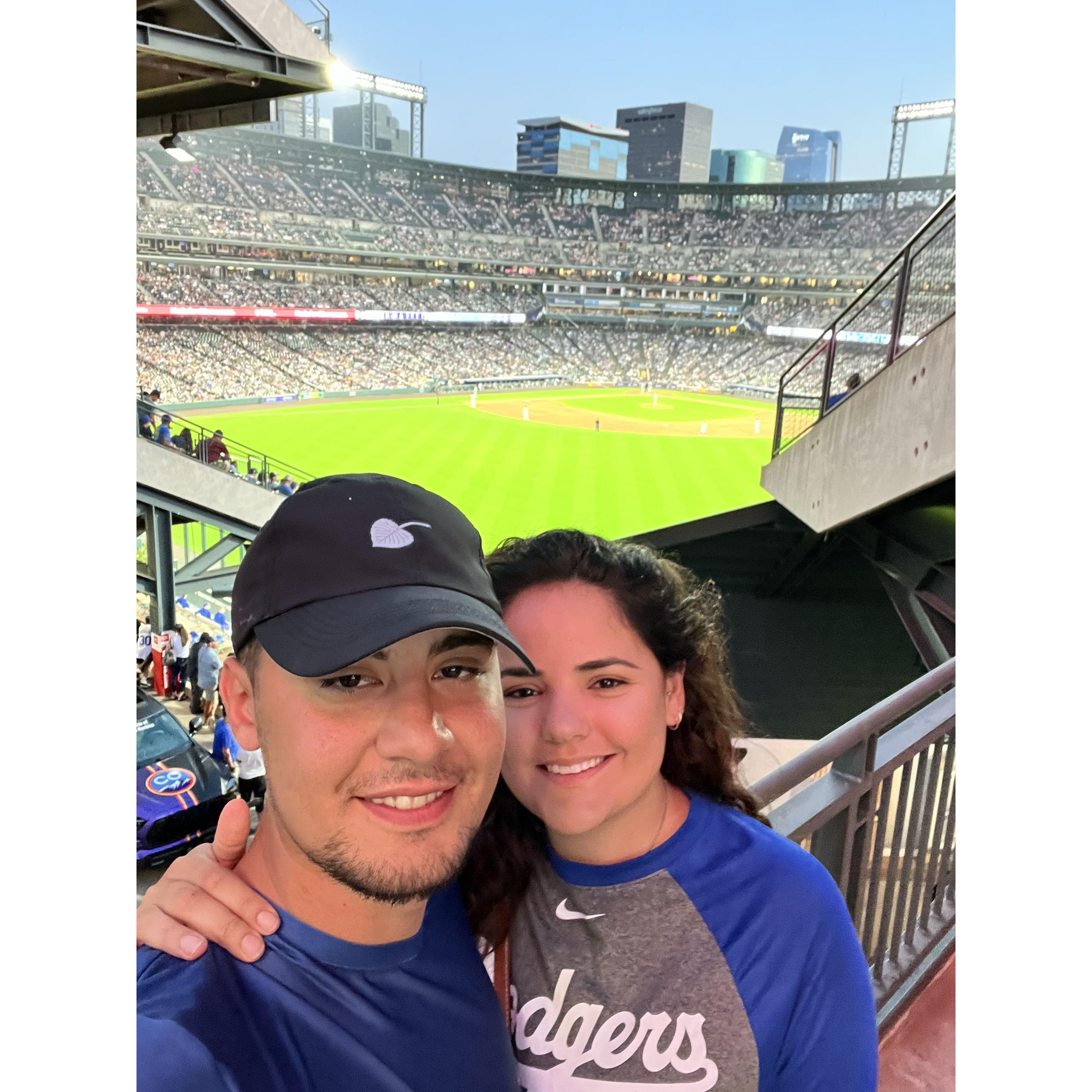 Rooting for the Dodgers at Coors Field! 6/27/2023