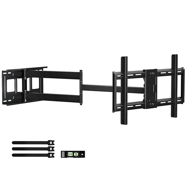 HCMOUNTING Long Arm TV Mount, Swivel and Tilt TV Wall Mount with 42.5 inch Extended Articulating Arms for Most 42-80 inch TVs, Full Motion TV Wall Mount Bracket up to 110 lbs Max VESA 600x400mm