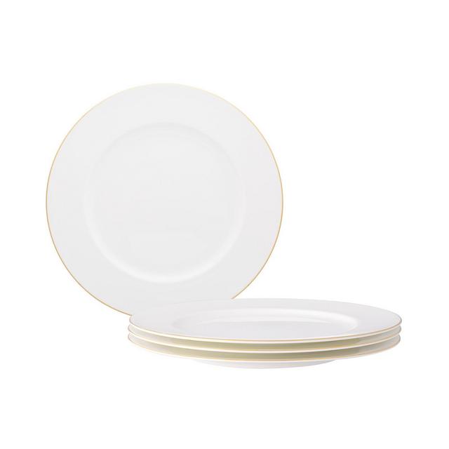 Noritake Accompanist Set of 4 Dinner Plates
