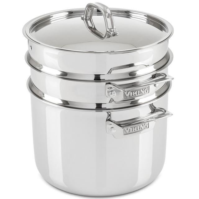 Viking 8-Qt. 3-Ply Multi Cooker with Pasta Pot Steamer Insert