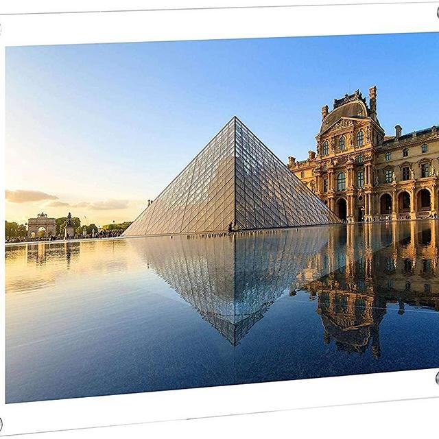 CY craft 8.5x11 Acrylic Wall Mount Floating Picture Frame,A4 Letter Size Photo Frame for Document Certificate Sign Display,Double Panel (Full Frame is 9.4x13.4 inch),Clear,Pack of 1