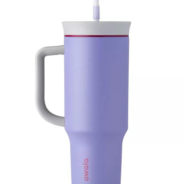 Owala 40oz Stainless Steel Tumbler with Handle - Whimsical Daydream (Perwinkle Purple)