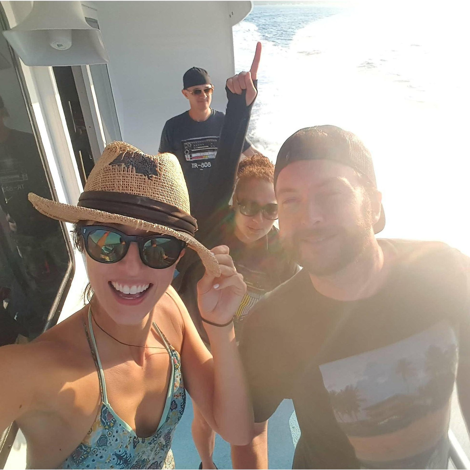 On the way to the Catalina Island Beer Festival with friends :)