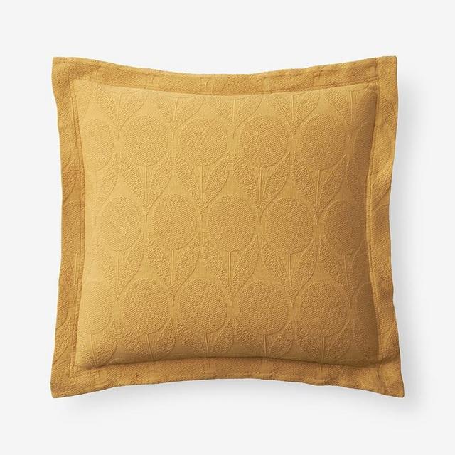 Dorinda Organic Decorative Pillow Cover | Euro Sham