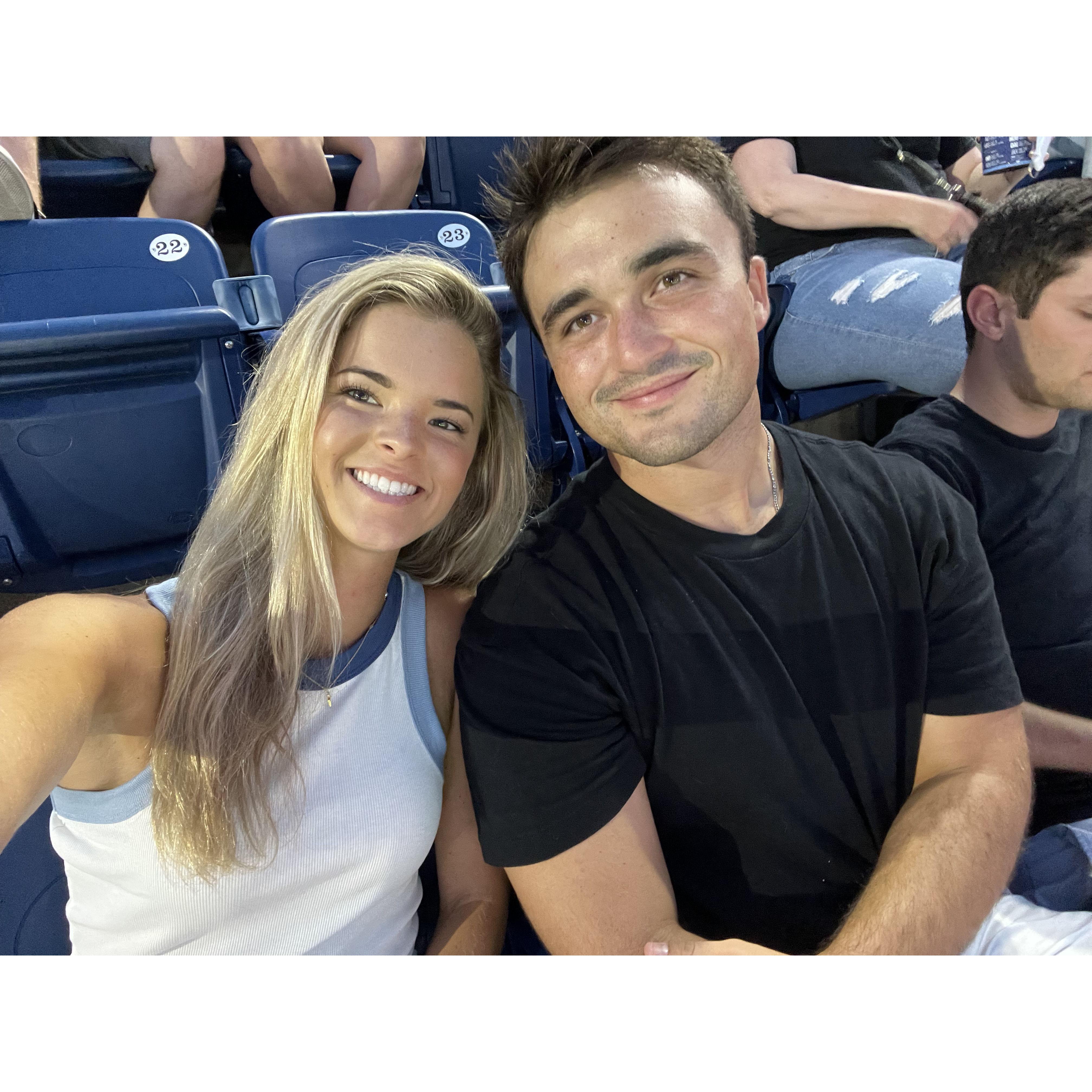 Our first Titans game!