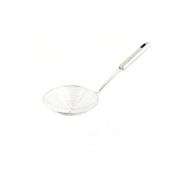 Unique Bargains Kitchenware Stainless Steel Oil Ladle Sifter Mesh Strainer Silver Tone 5.1'' Dia