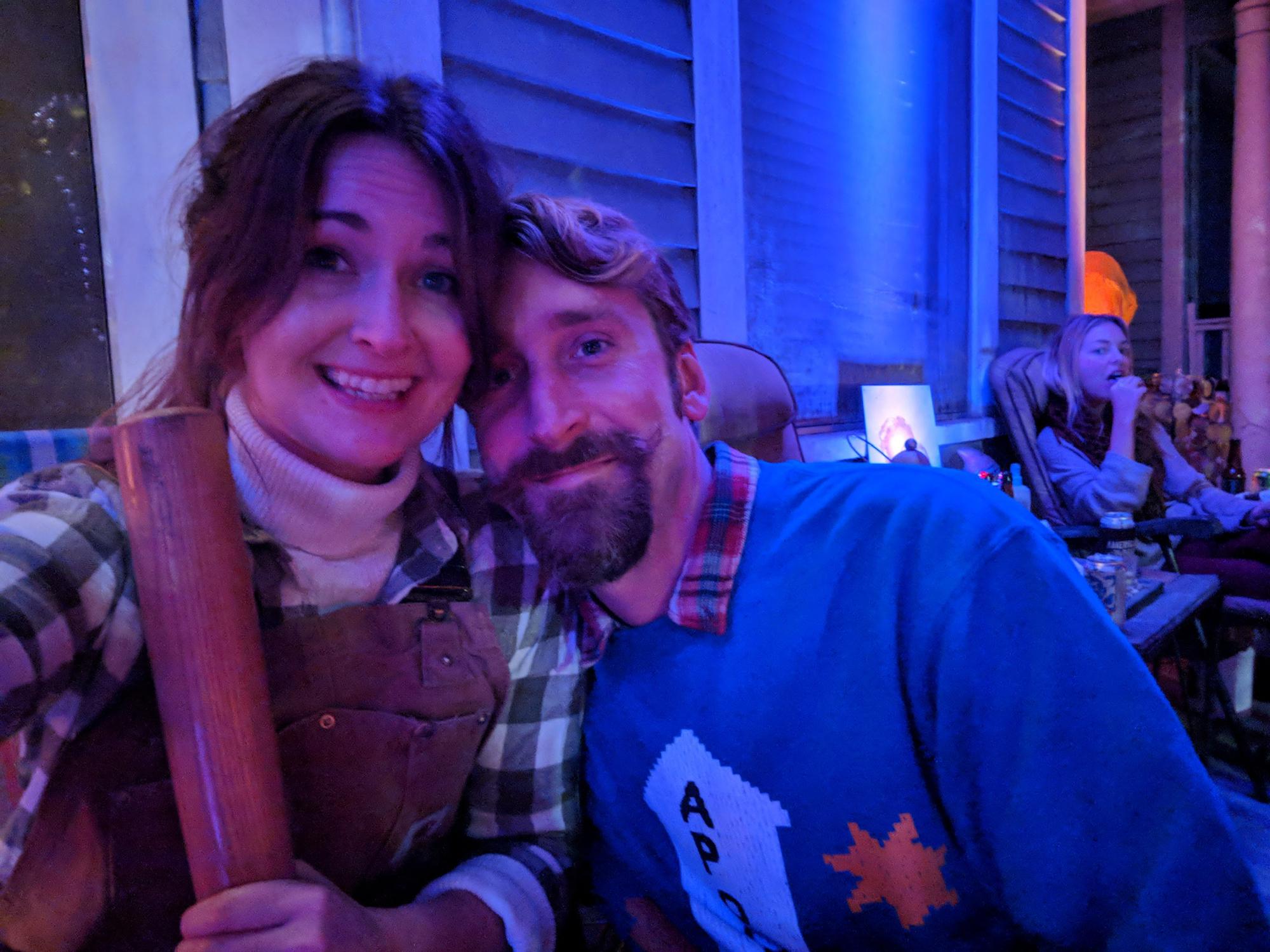 Halloween 2018 as Wendy and Danny from The Shining