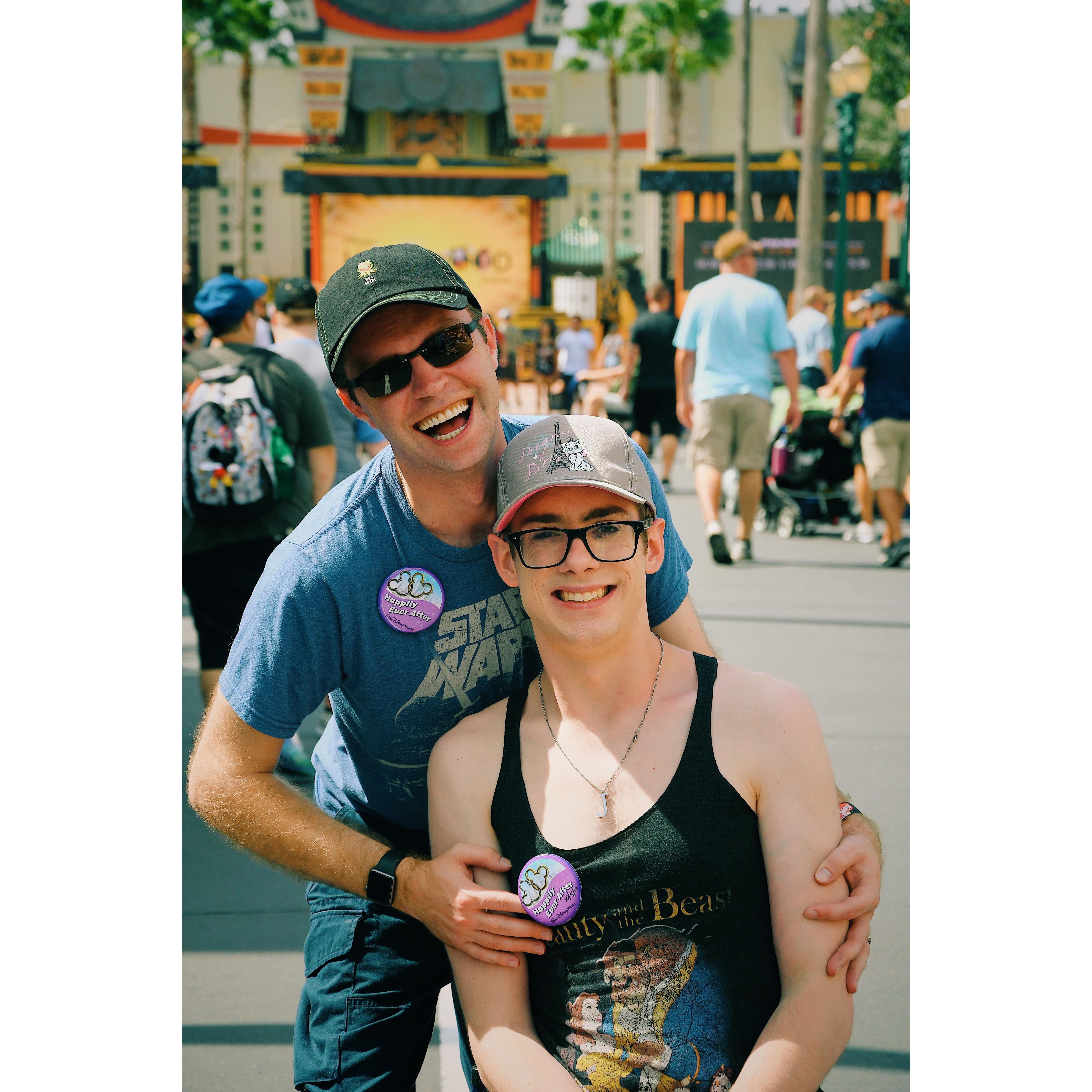 Jarod's smile is THE BEST in this photo!