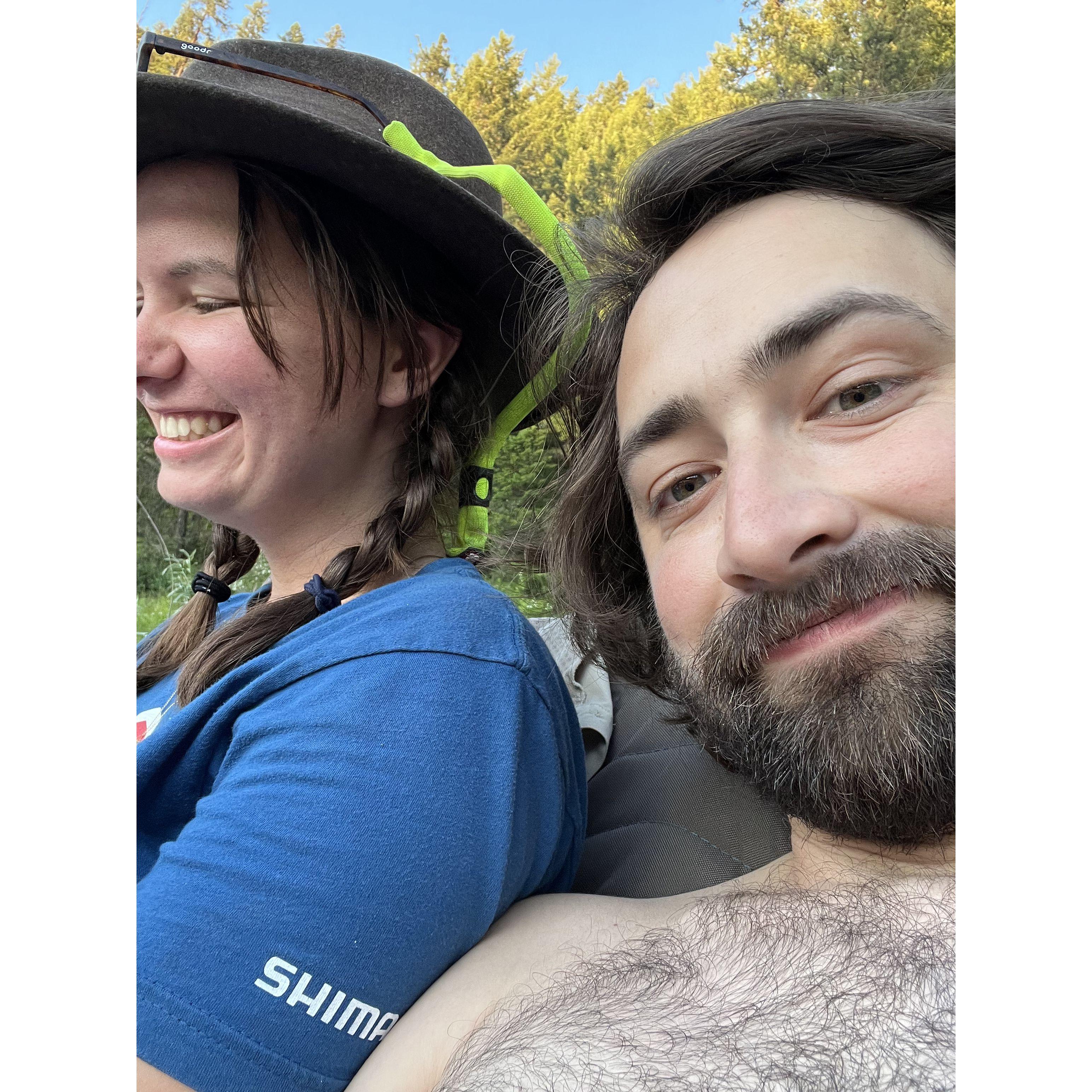 Canoe trip on the Clark Fork with Logan & Nikea