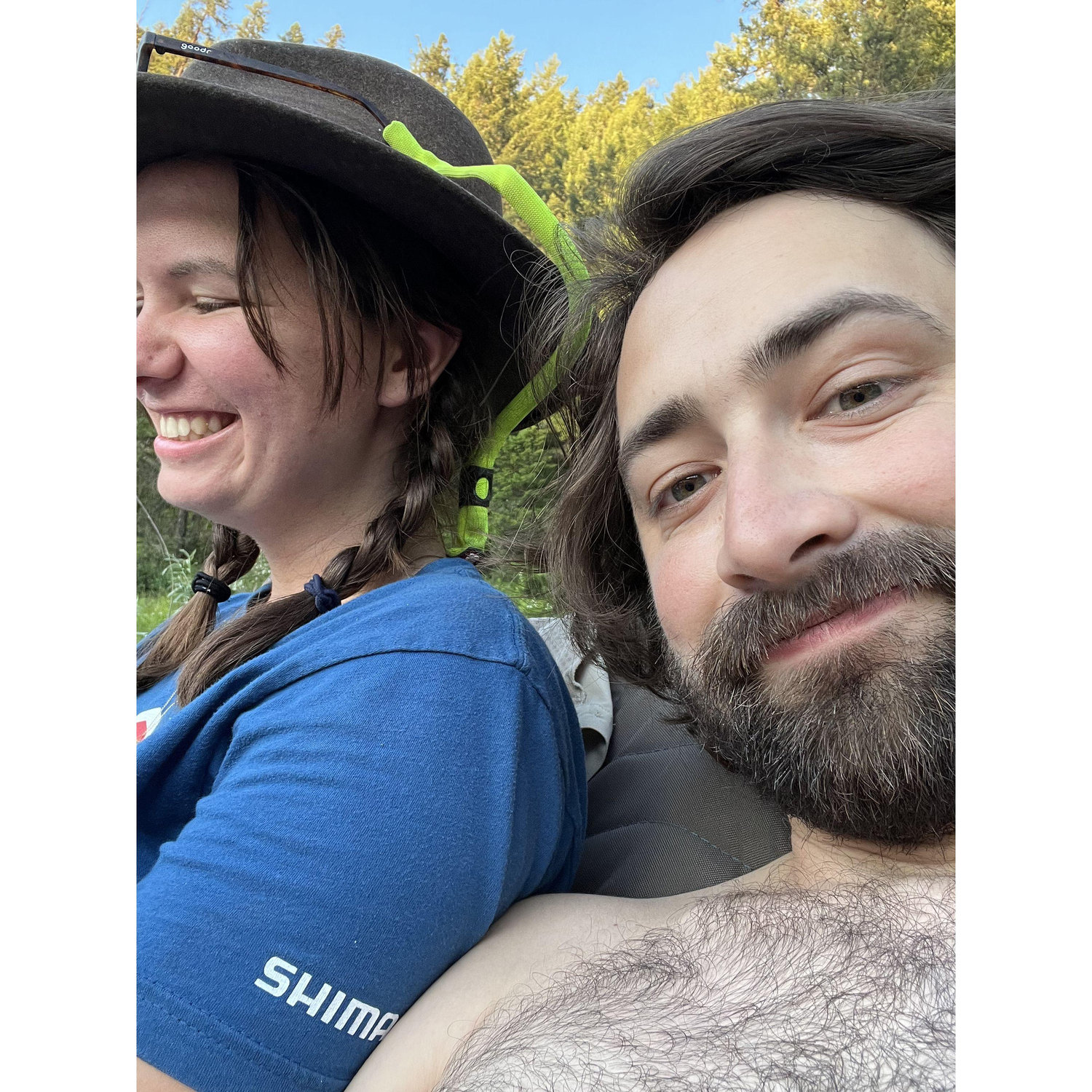 Canoe trip on the Clark Fork with Logan & Nikea