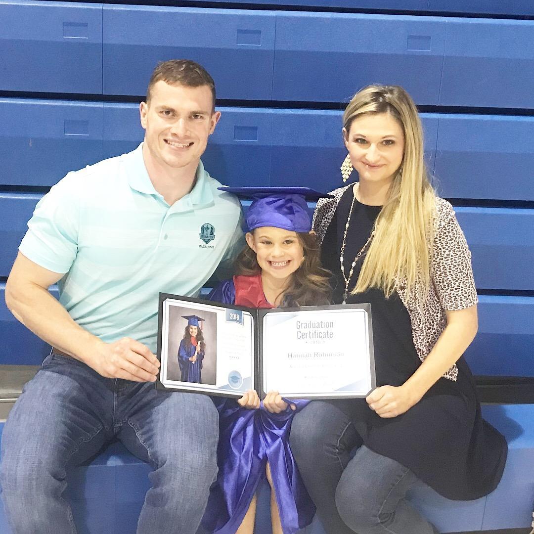 Hannah graduated Kindergarten! Our sweet girl is growing up so fast. 💜