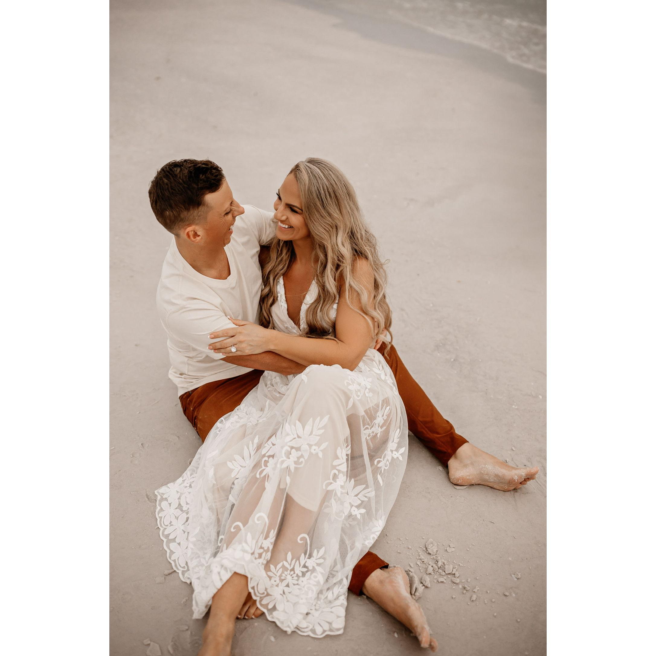 Siesta Key, FL Engagement Pictures: February 2024