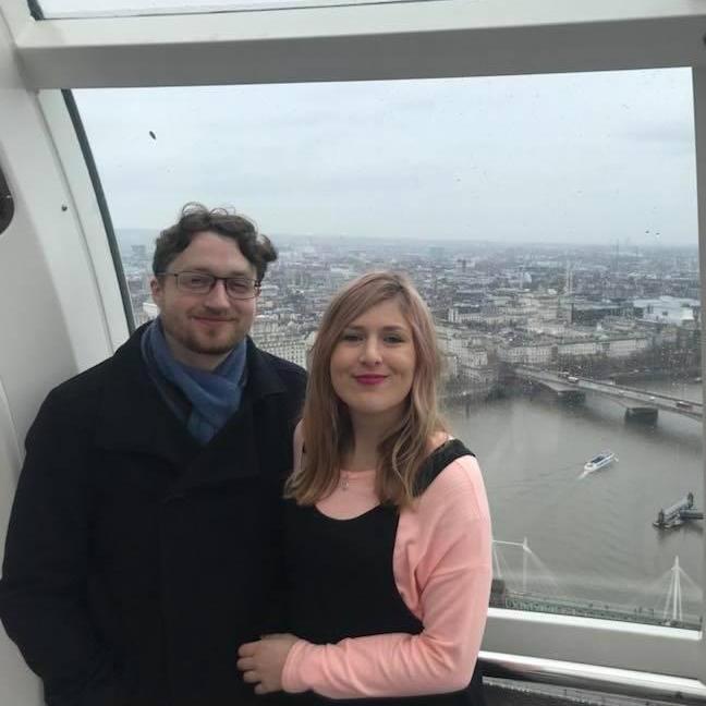 Our first major holiday together, spending Easter on the London Eye.