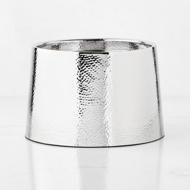 Stainless-Steel Hammered Beverage Dispenser Base