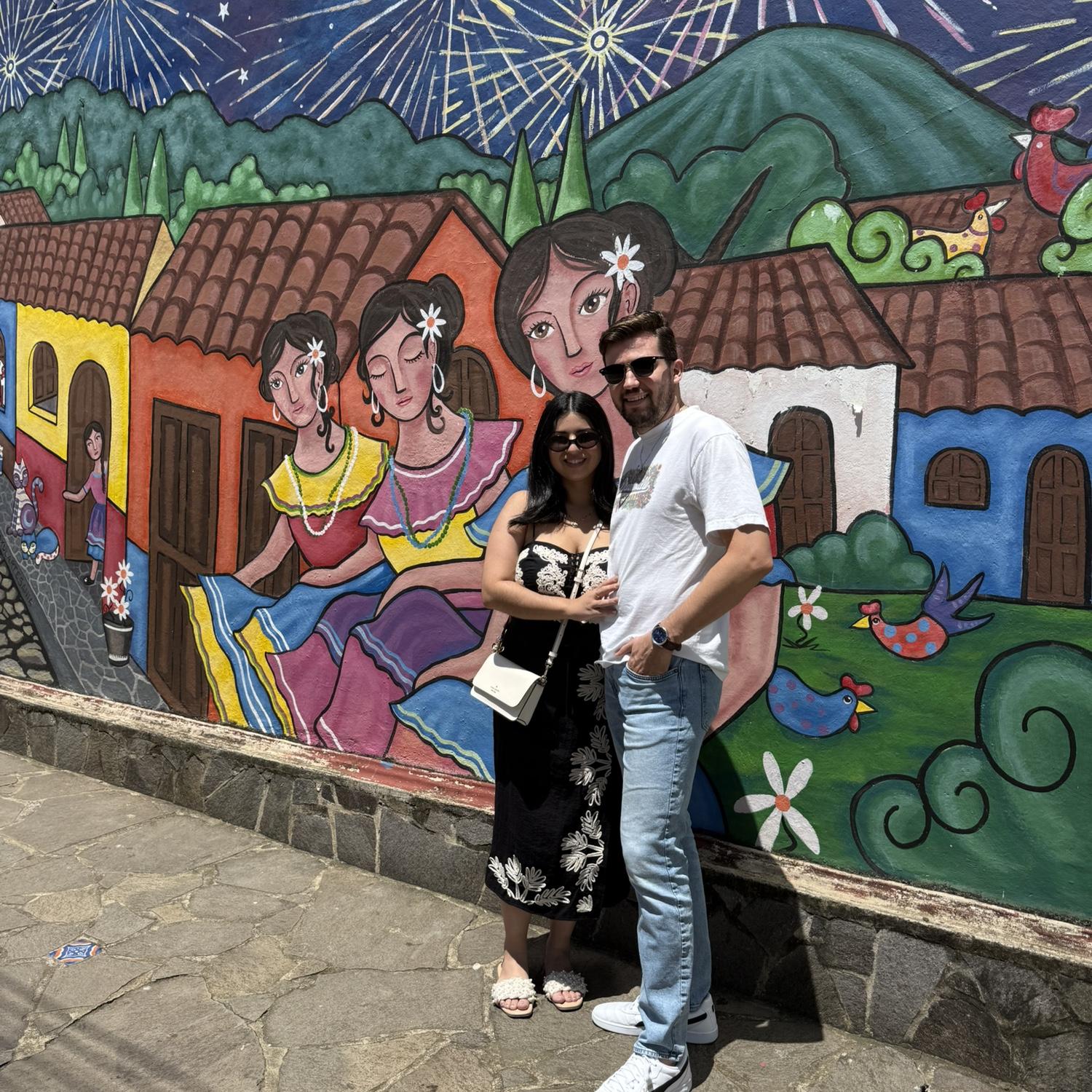 Sharing Salvadoran culture in Ataco, July 2025 💃🏻