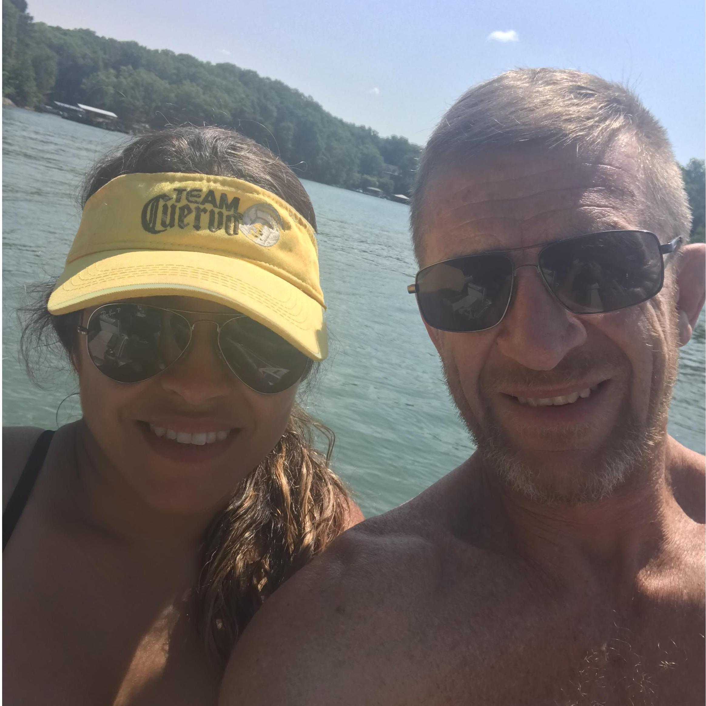Hey look....not a gym picture.  We do love the lake as well.