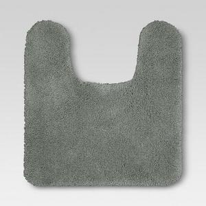 Performance Nylon Contour Bath Rug Gray - Threshold™